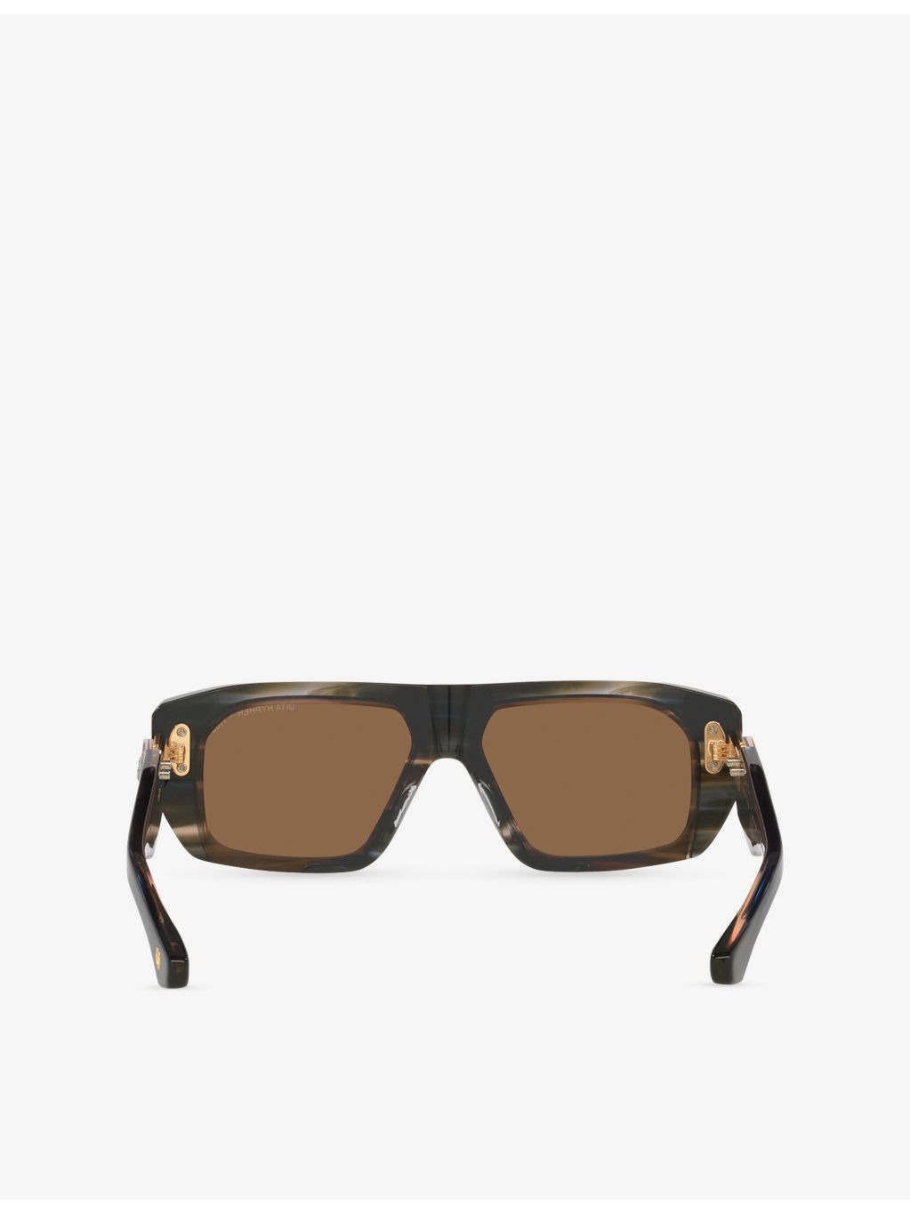 D4000477 Hyper-1183 Rectangular-Frame Acetate Sunglasses - 4