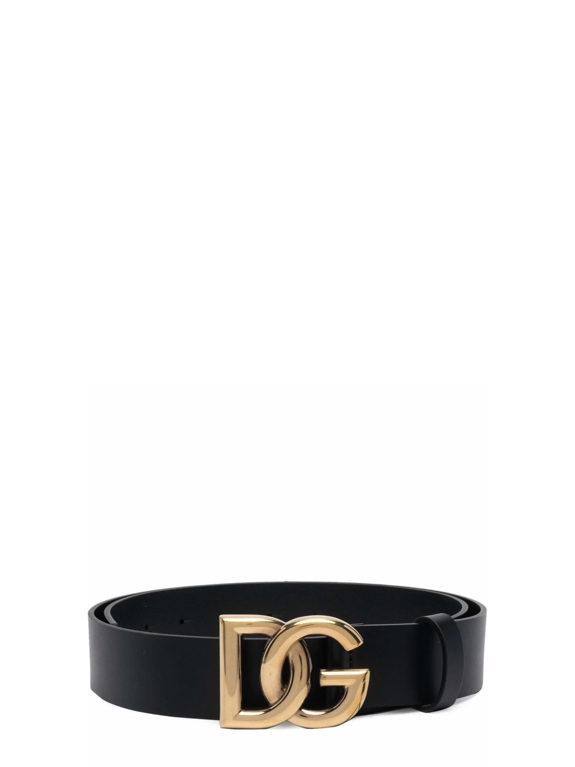 DG Logo leather belt - 1
