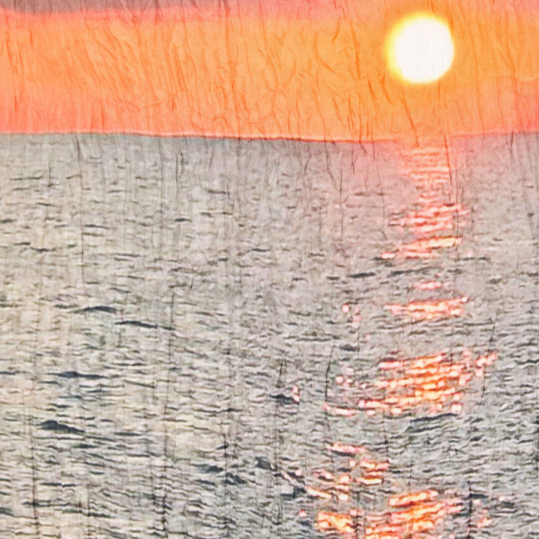 Sunrise Print Long Dress - 5