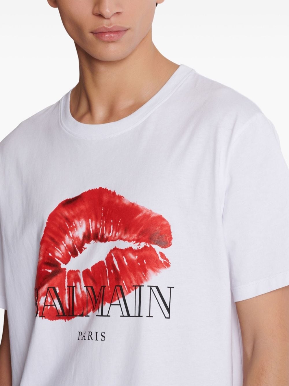 kiss print t-shirt - 7