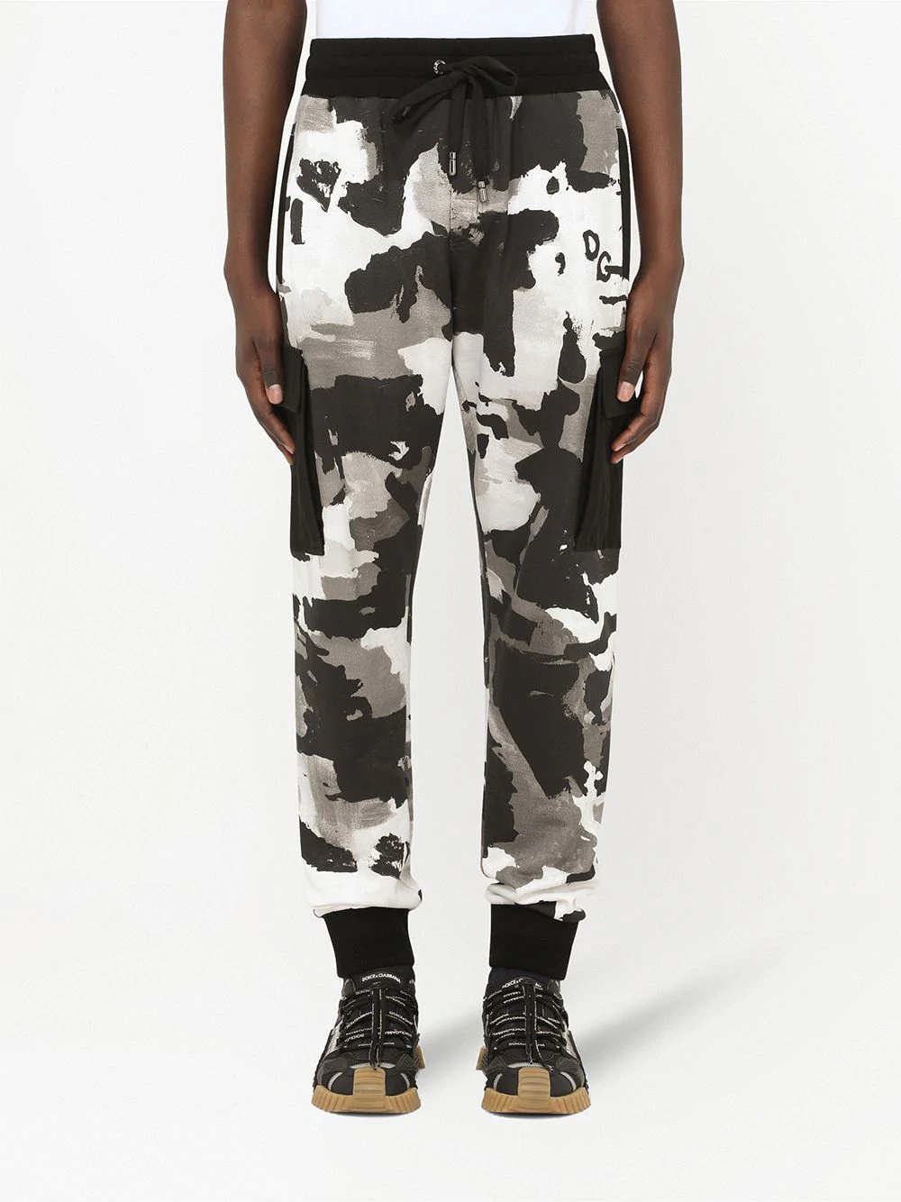 camouflage-pattern tapered track pants - 3