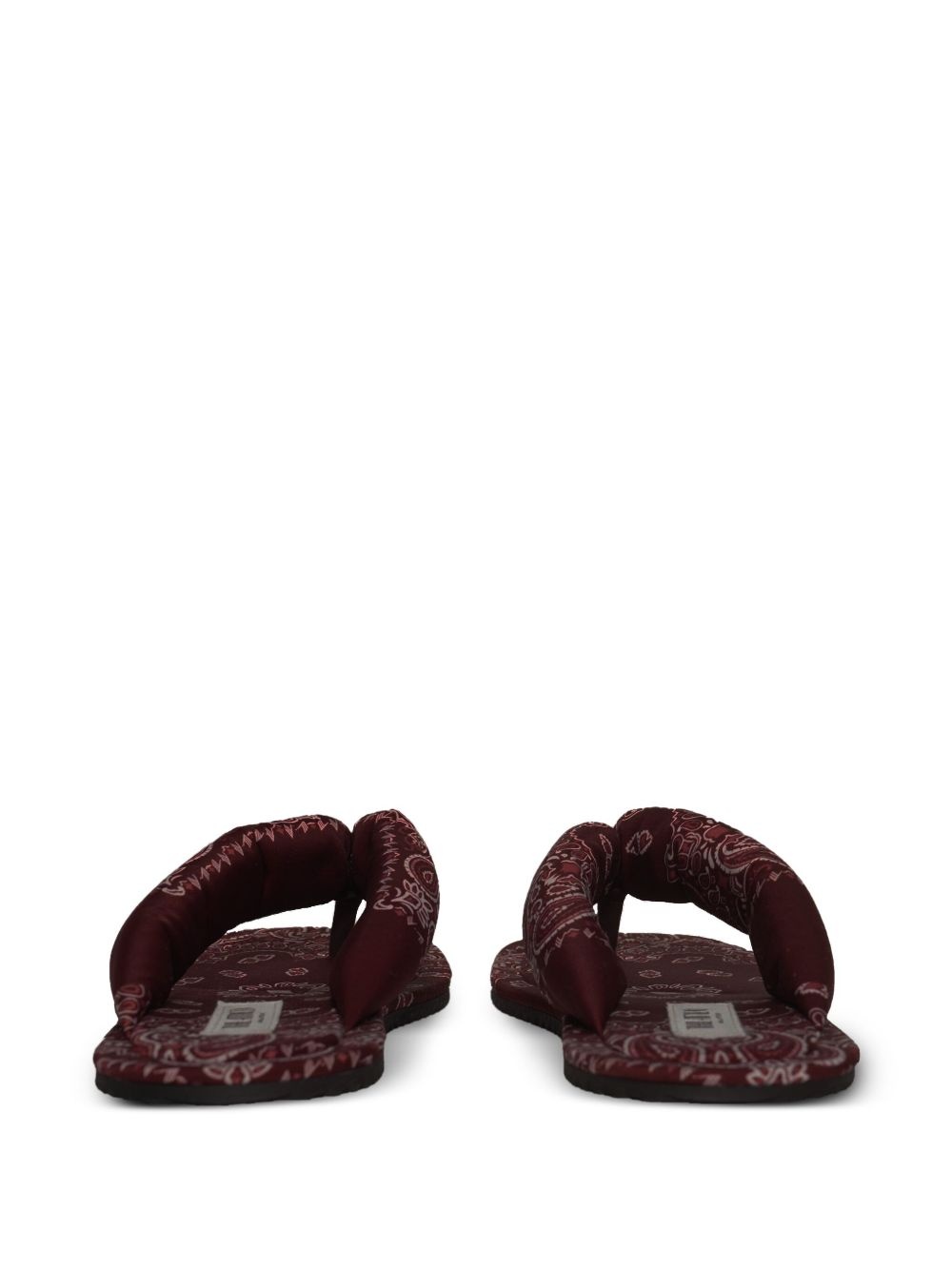 bandana-print slides - 3