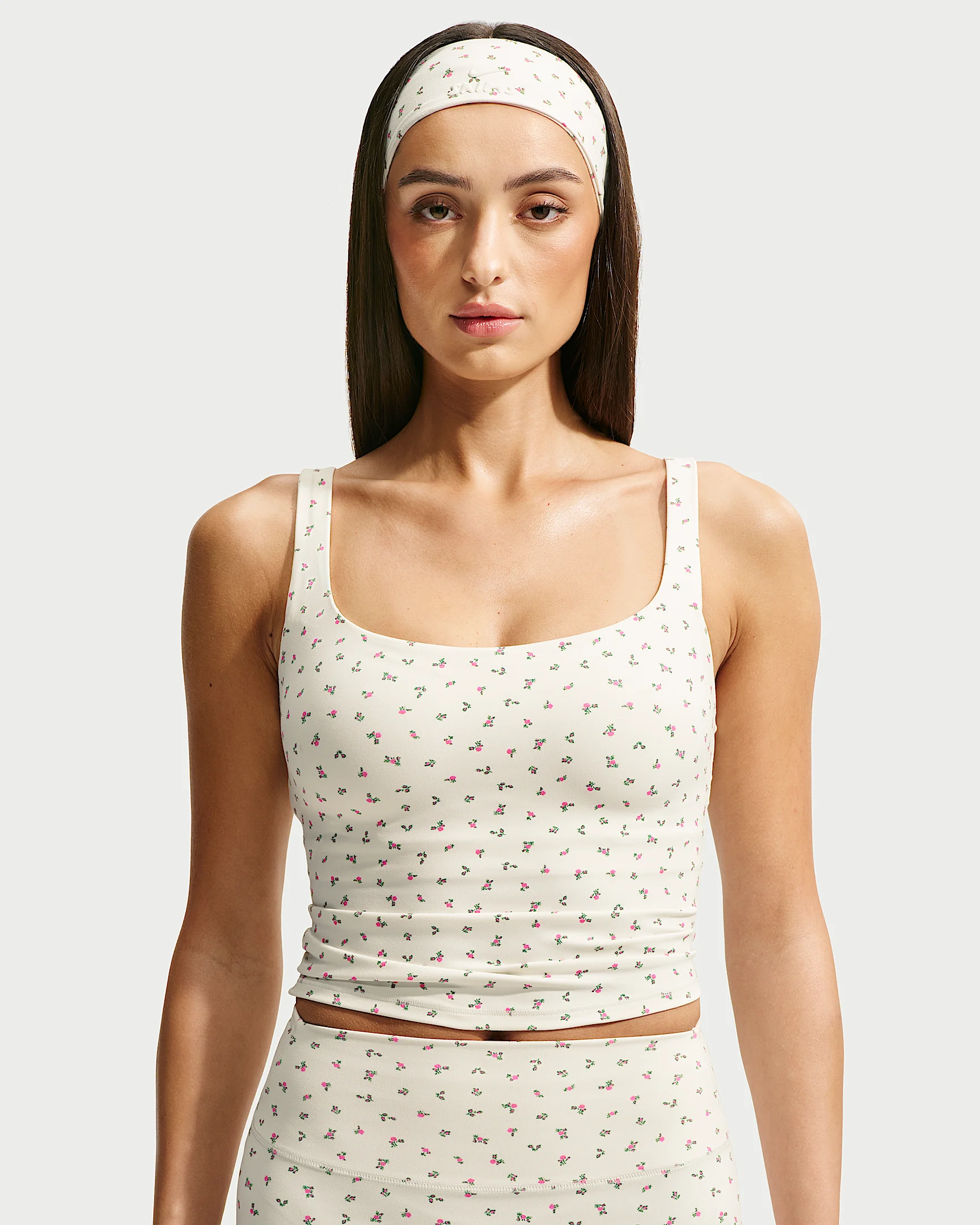 NikeSKIMS Matte Women's Printed Square Neck Tank - 1