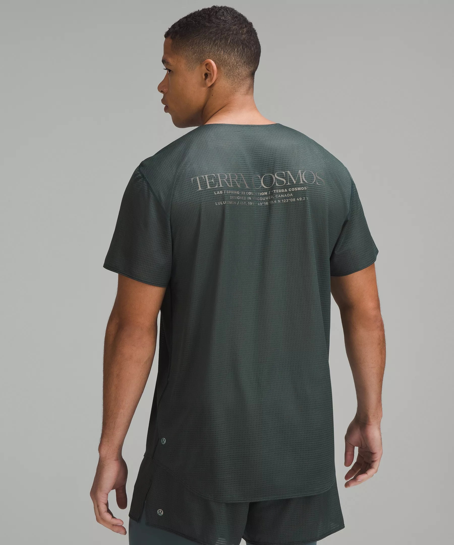 lululemon lab Grid Mesh Short-Sleeve Shirt *Graphic - 3