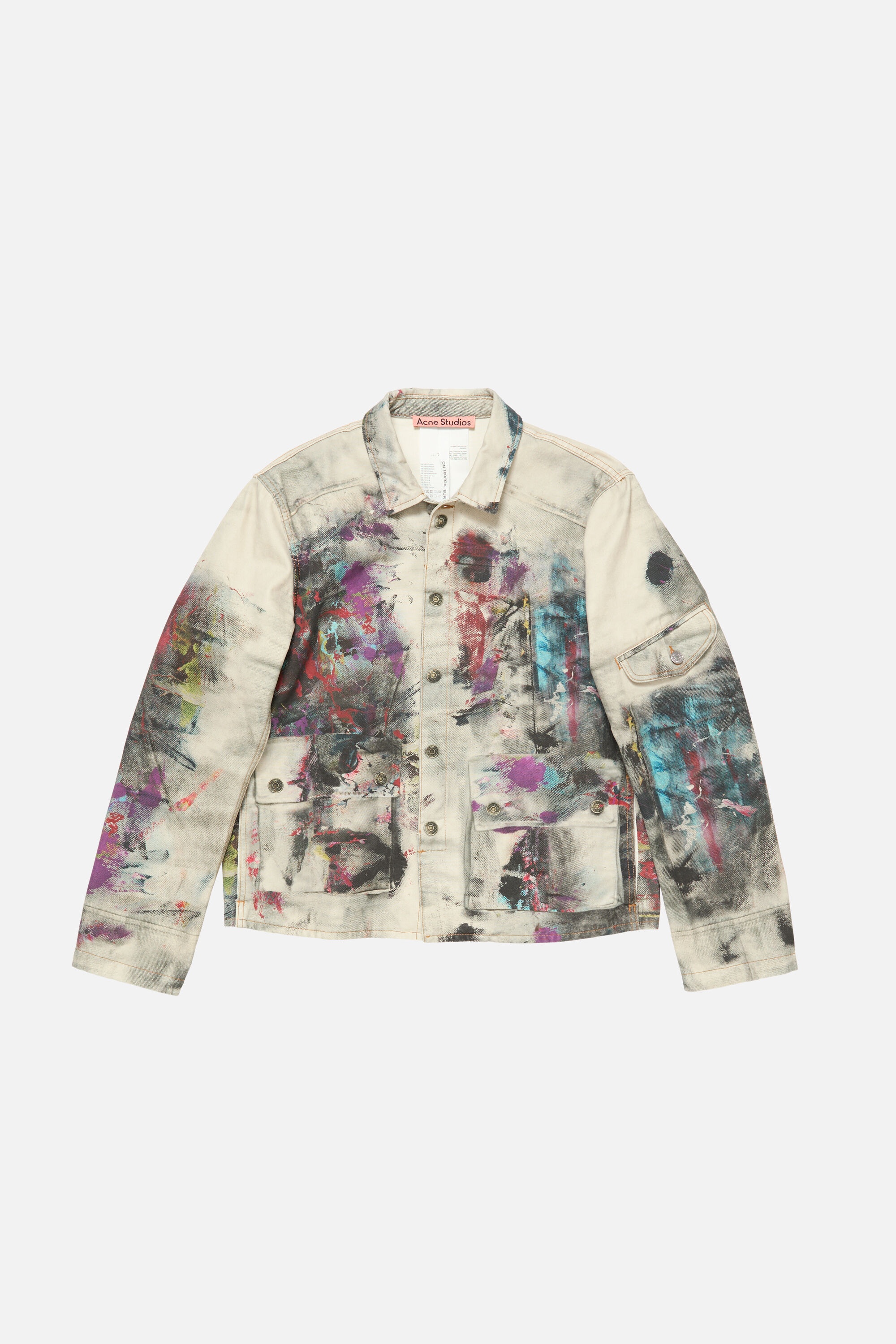 Jacket Trompe L'oeil Print - White/multi - 6