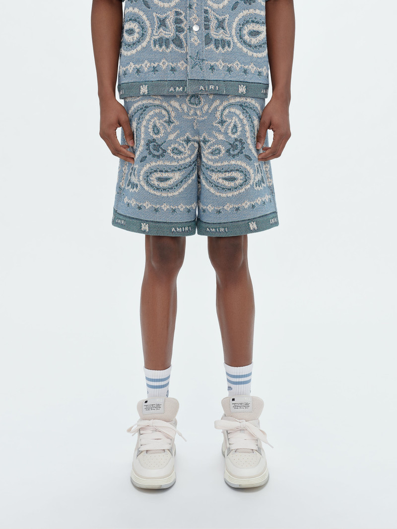 AMIRI TAPESTRY BANDANA BAGGY SHORTS outlook