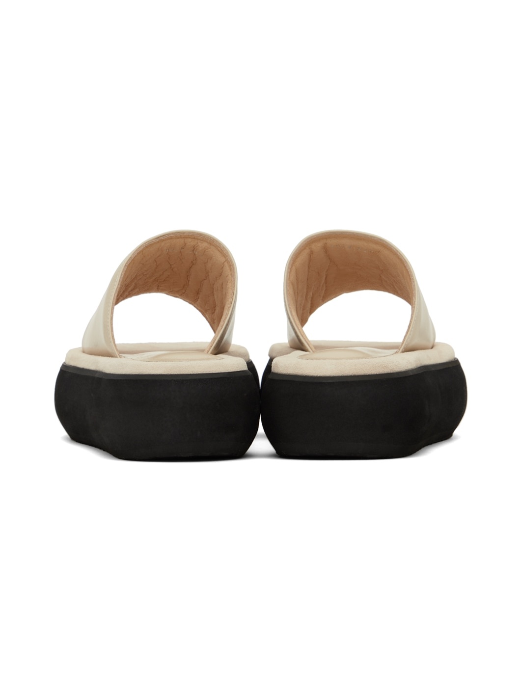 Yellow Boat Padded Platform Slides - 3
