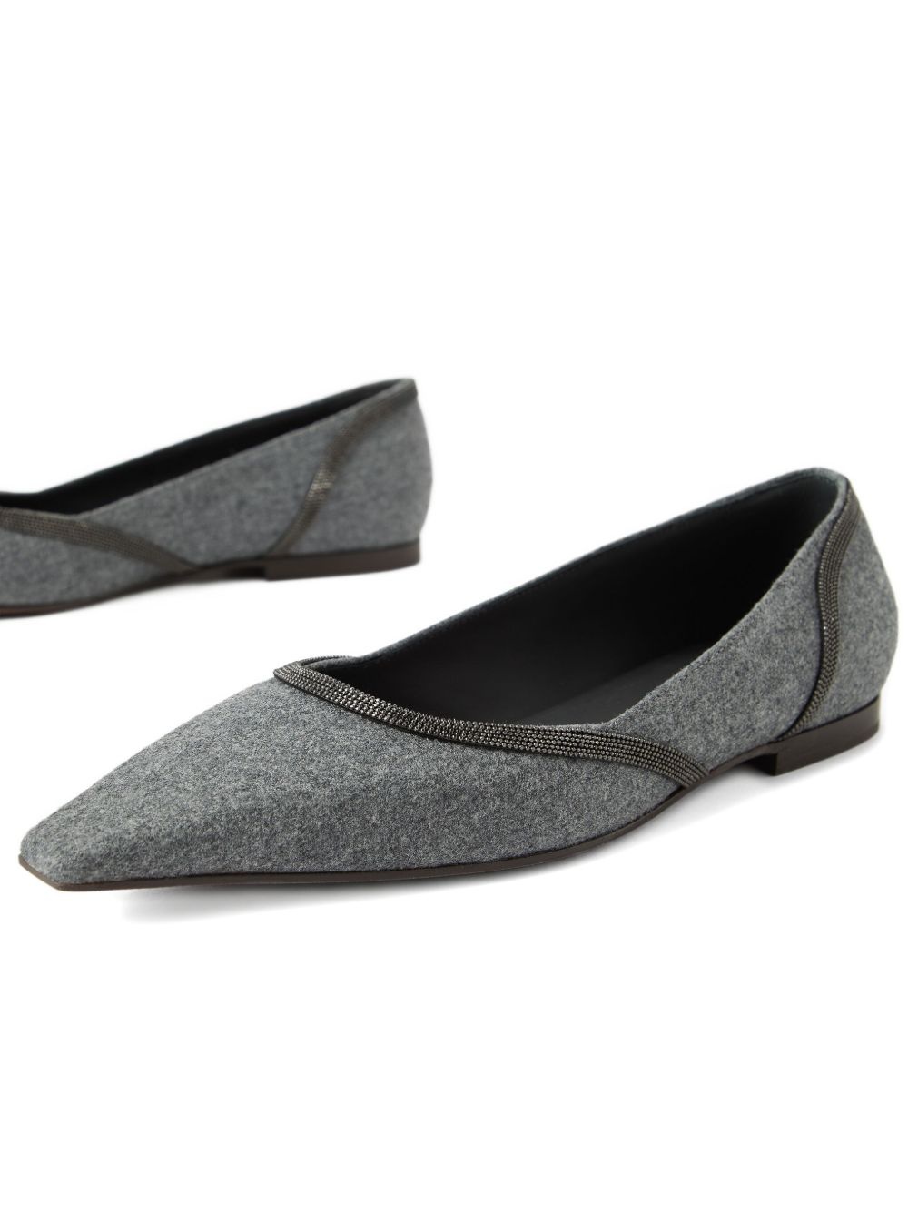 flannel ballet flats - 4