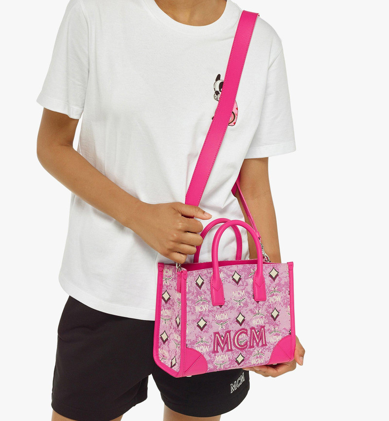 MCM München Tote in Vintage Monogram Jacquard outlook