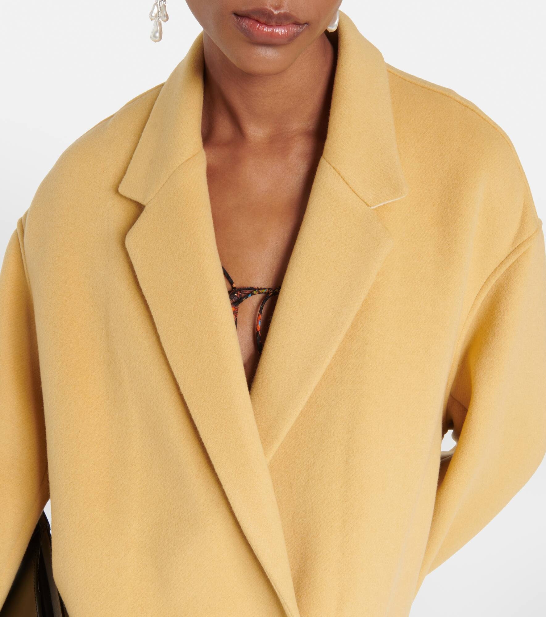 Efegozi wool-blend coat - 4
