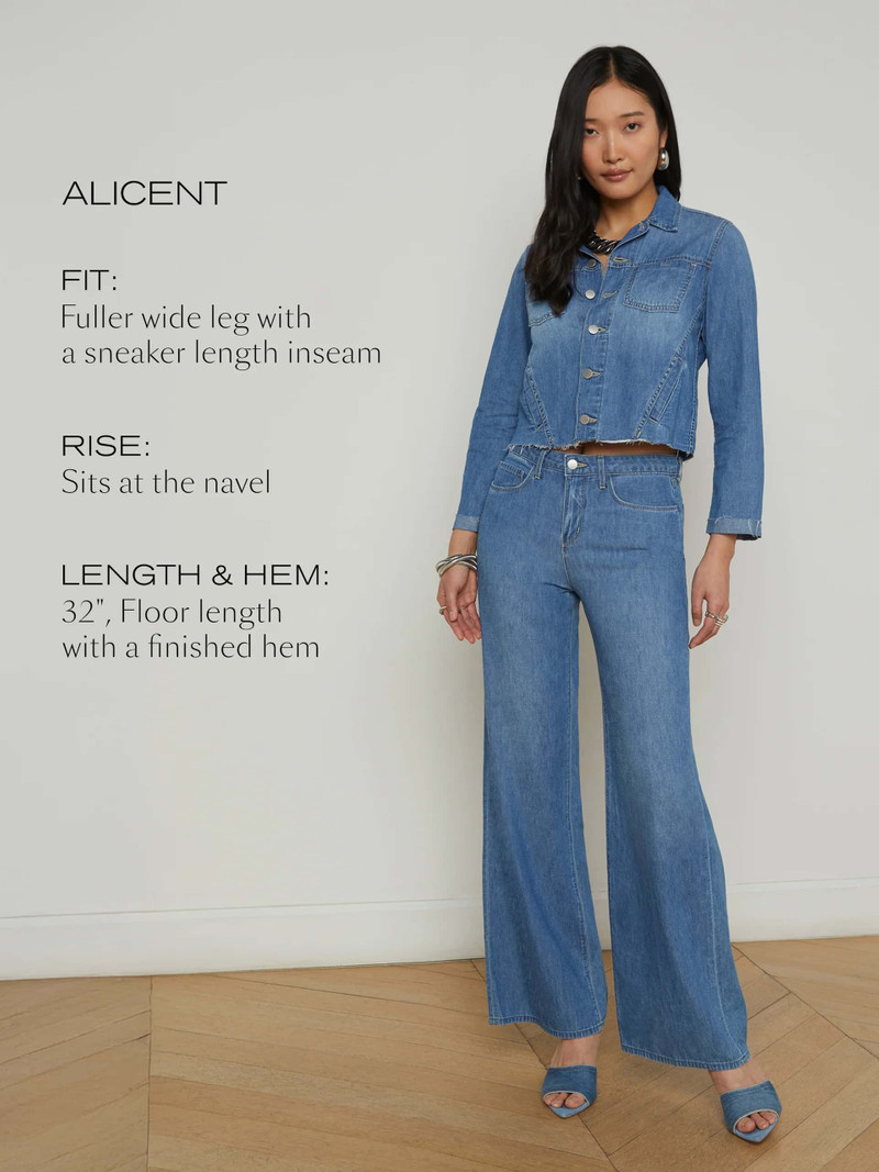 L'AGENCE Alicent Wide-Leg Jean outlook