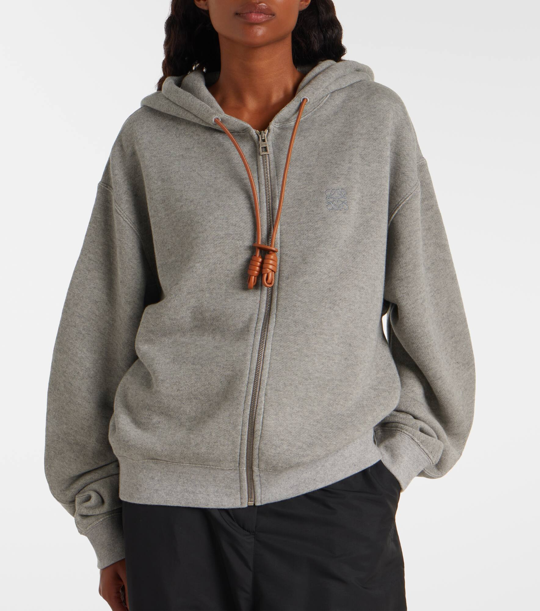 Flamenco cotton and cashmere hoodie - 6