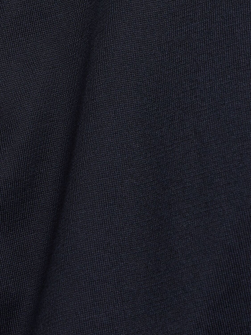 Pure cotton l/s crewneck knit sweater - 5
