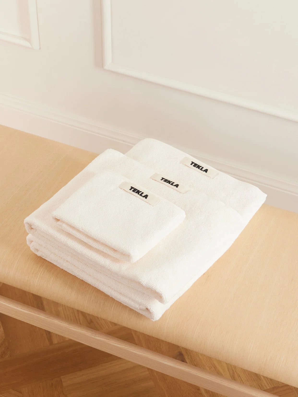 Set Of Three Organic Cotton-terry Towels - 1