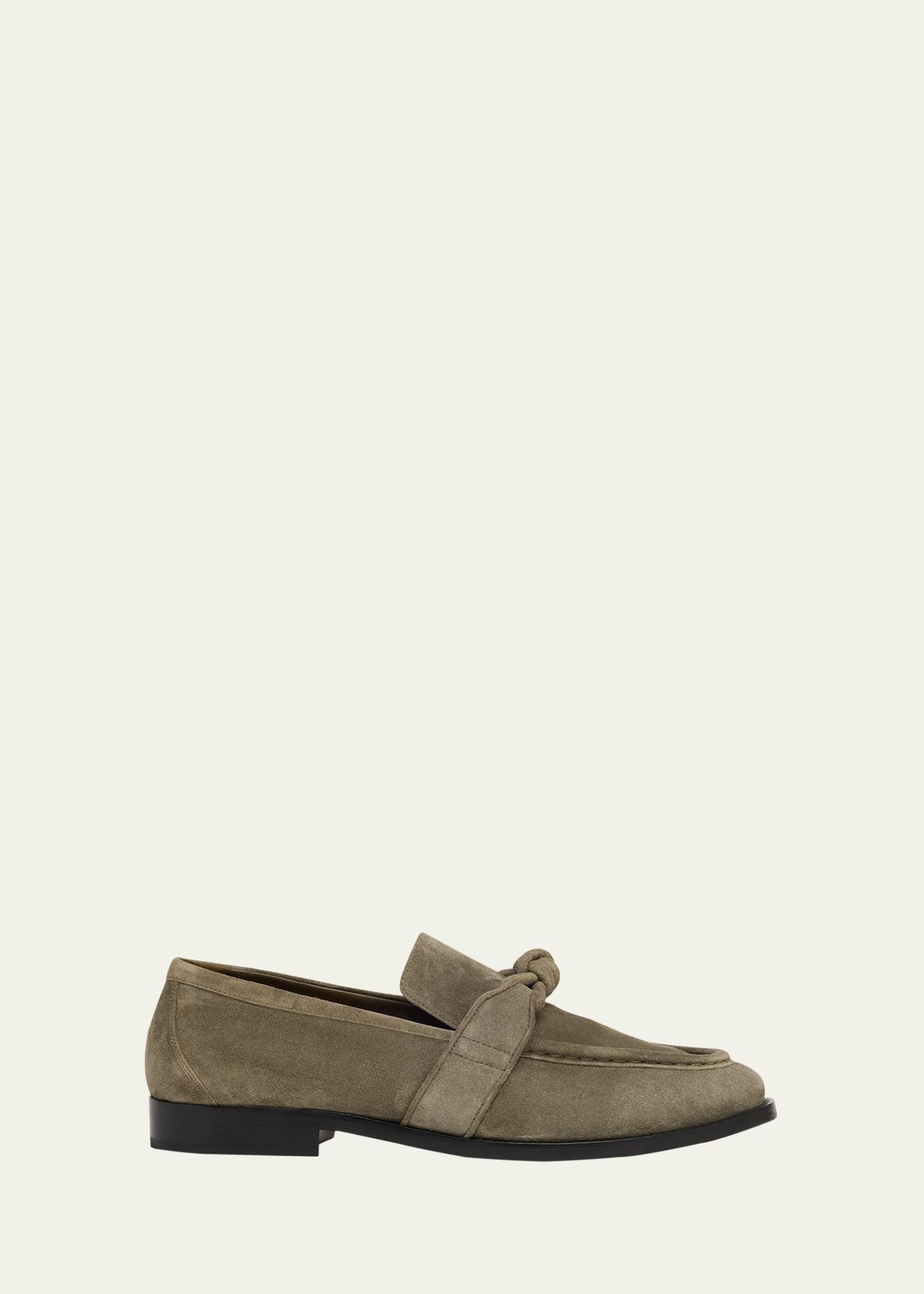 Men's Astaire Knot Suede Loafers - 1