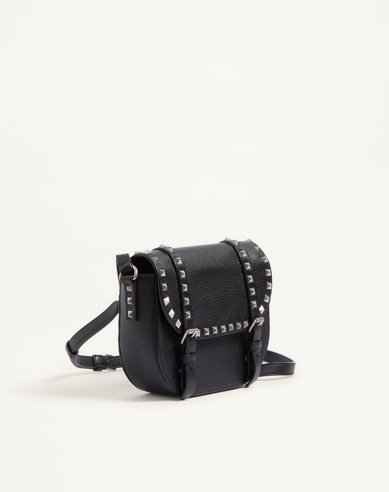 SMALL ROCKSTUD GRAINY CALFSKIN CROSSBODY BAG 2
