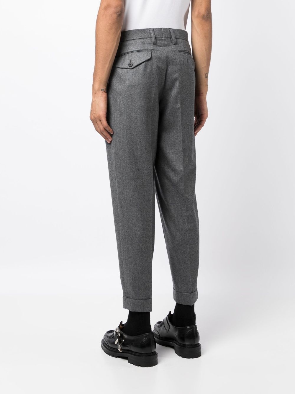 tailored cuffed trousers - 7