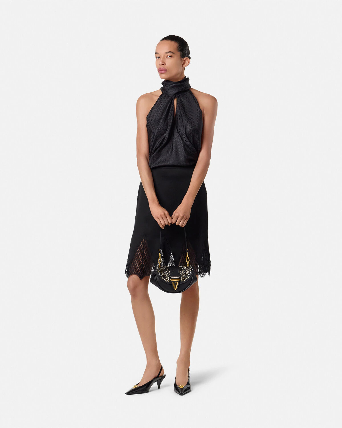 Studded Virtus Small Shoulder Bag - 3