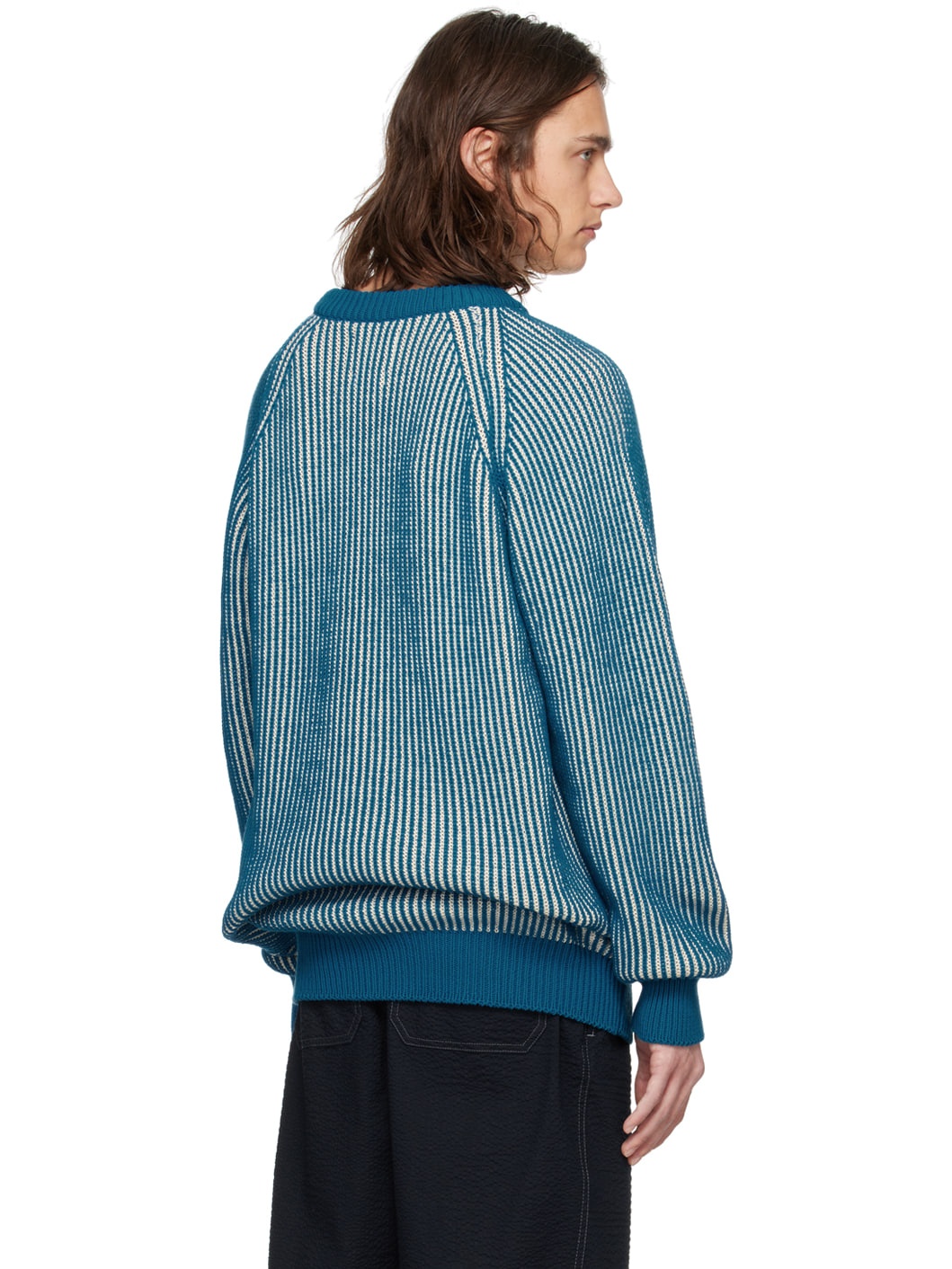 Blue & White Jazzways Sweater - 3