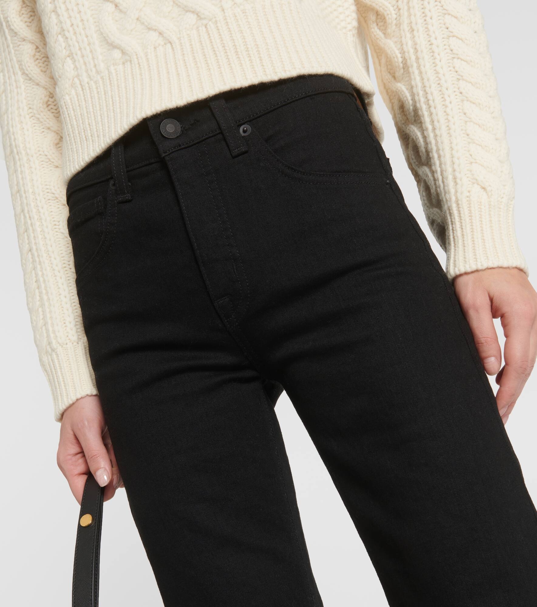 Celia high-rise bootcut jeans - 4