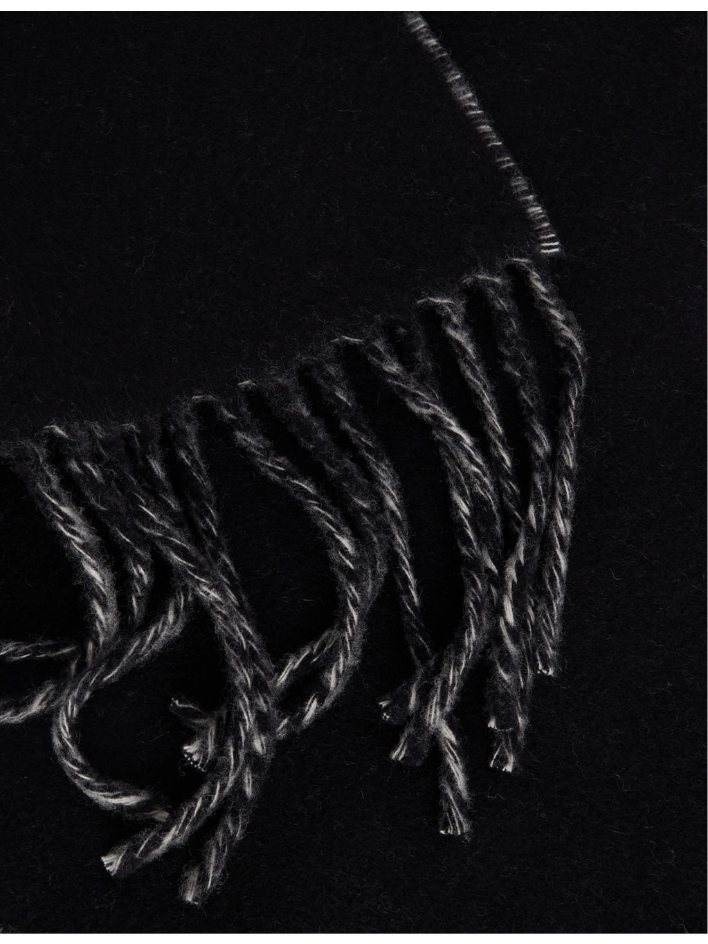 L'echarpe wool-knitted fringed scarf - 2