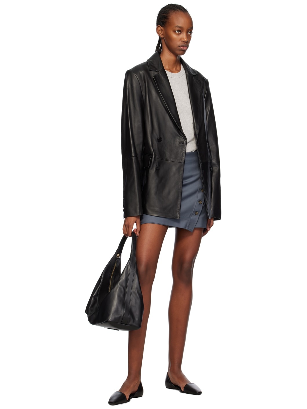 Grey Mahaz Miniskirt - 4