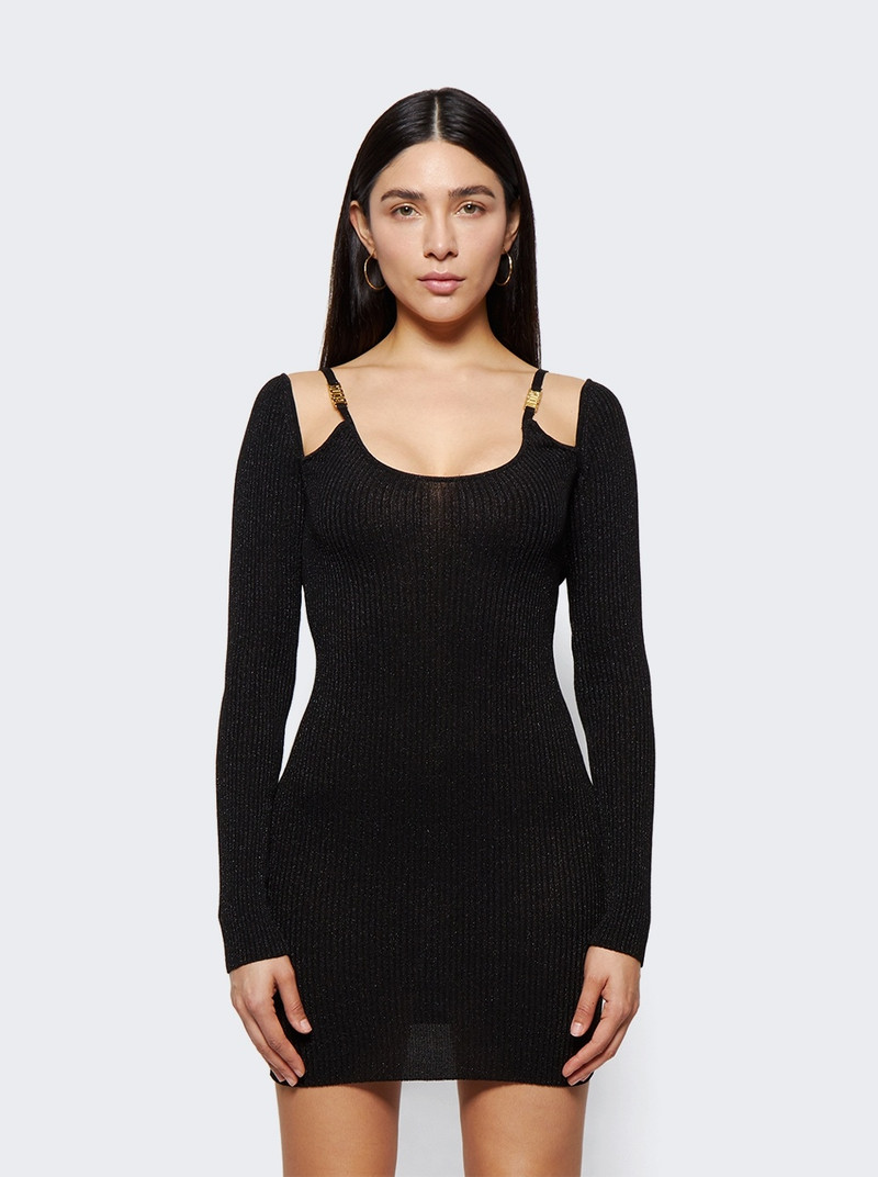 Lurex Knit Mini Dress 3