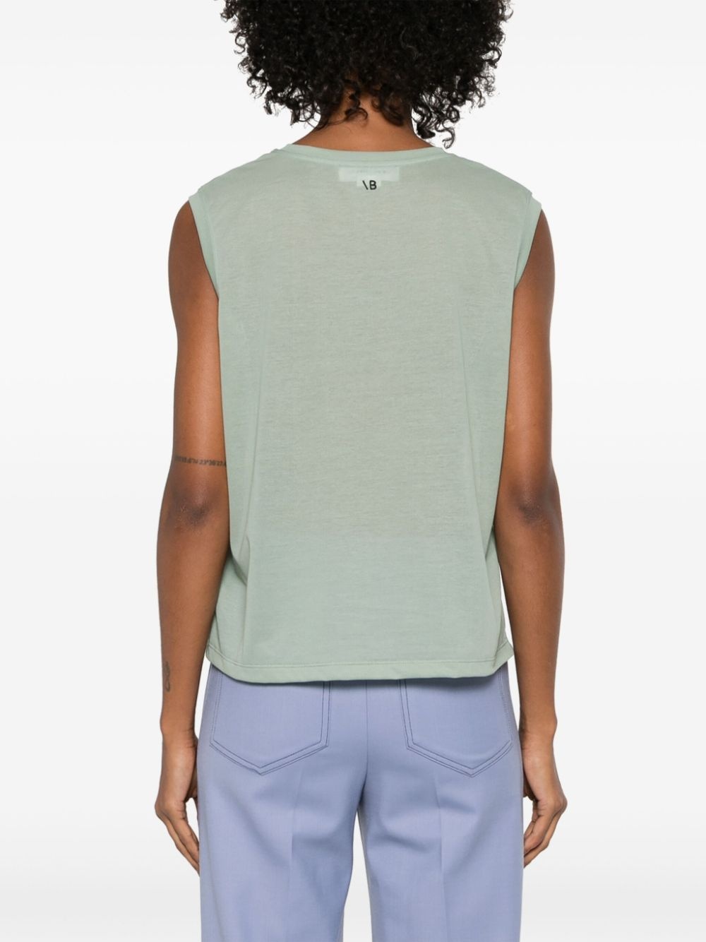 mélange tank top - 4