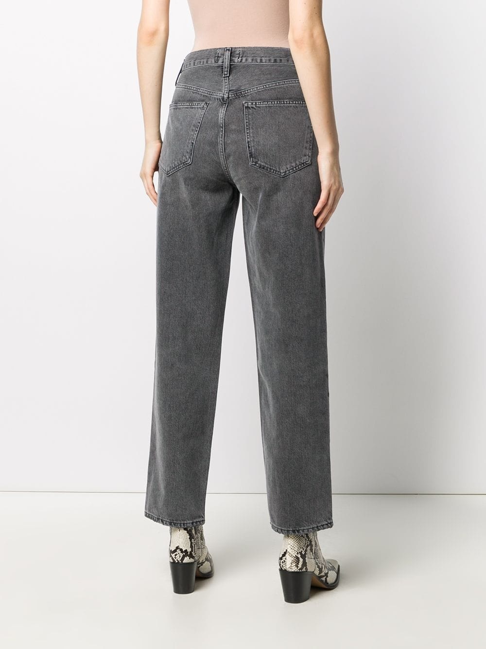 Criss Cross straight-leg jeans - 4