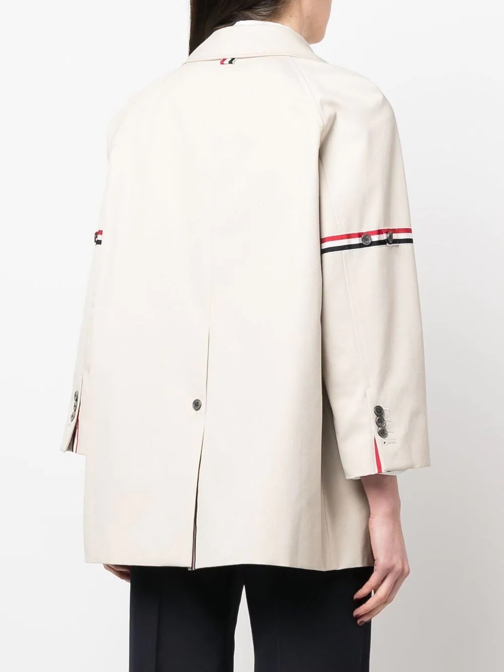 single-breasted short coat - 4
