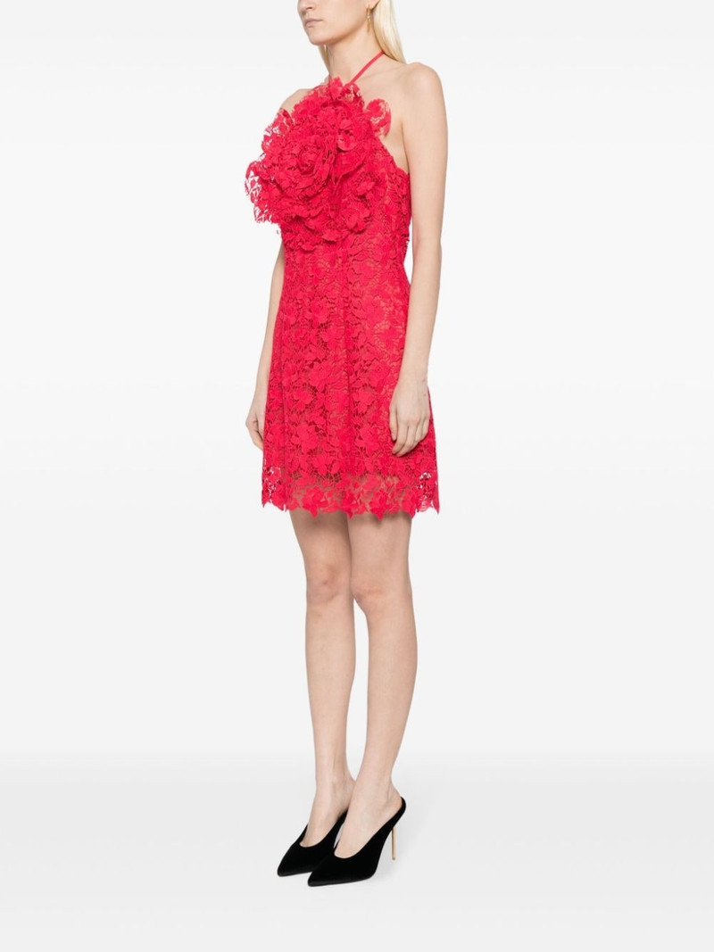 floral-appliquÃ© lace minidress 3