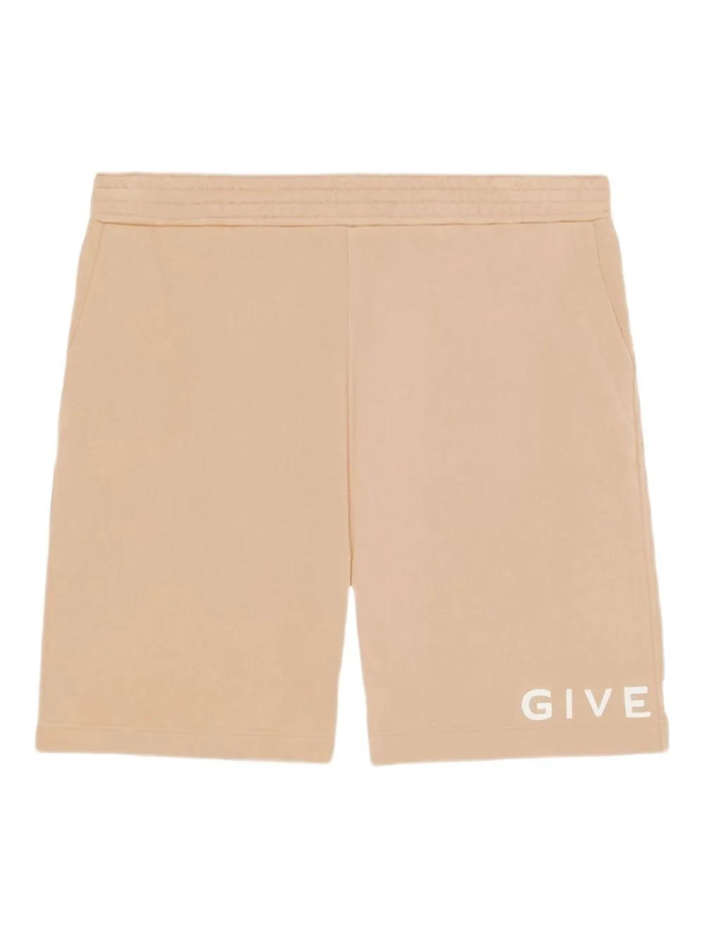 logo-embroidered elastic-waist shorts - 1