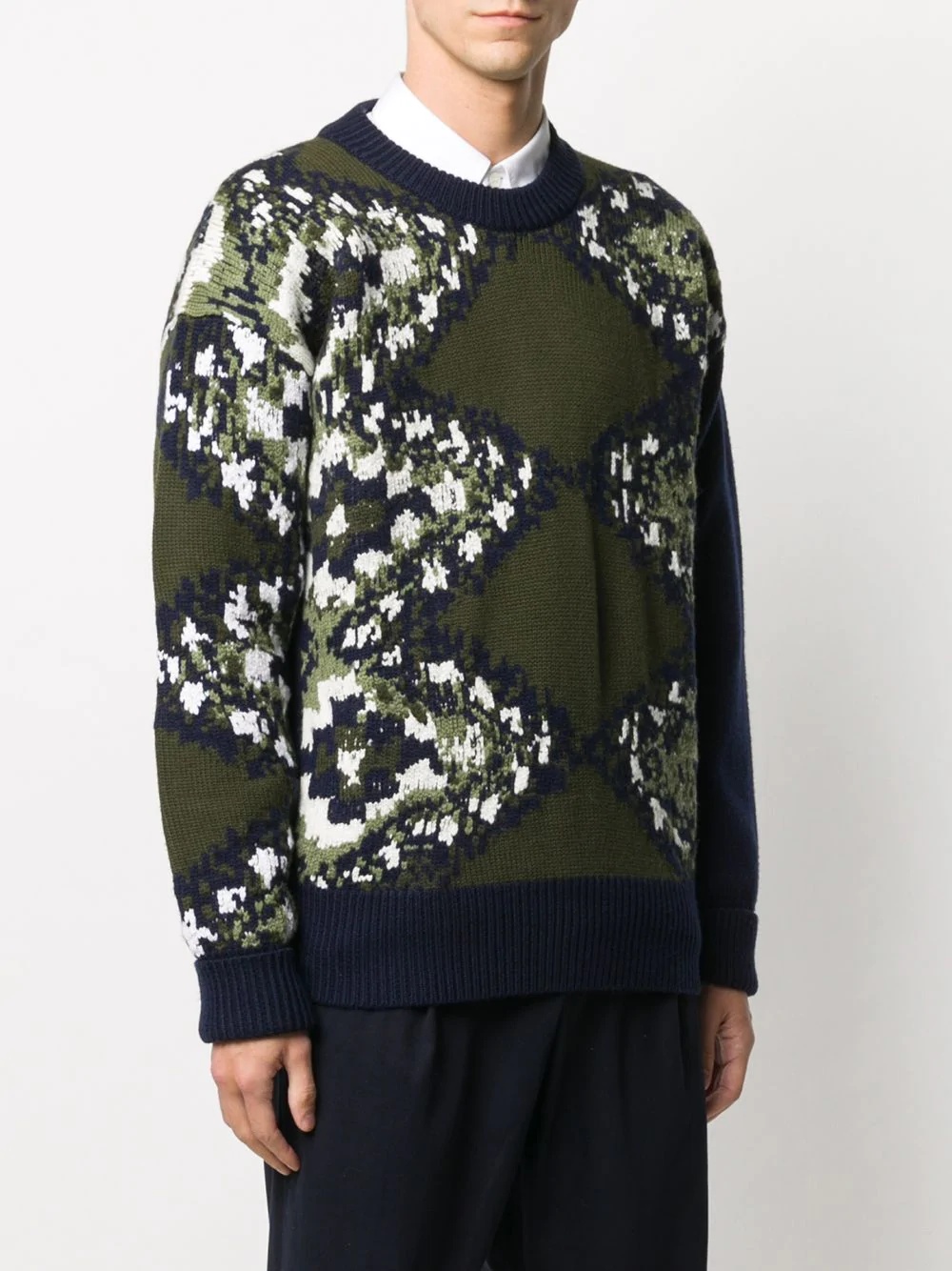 knitted pattern jumper - 3