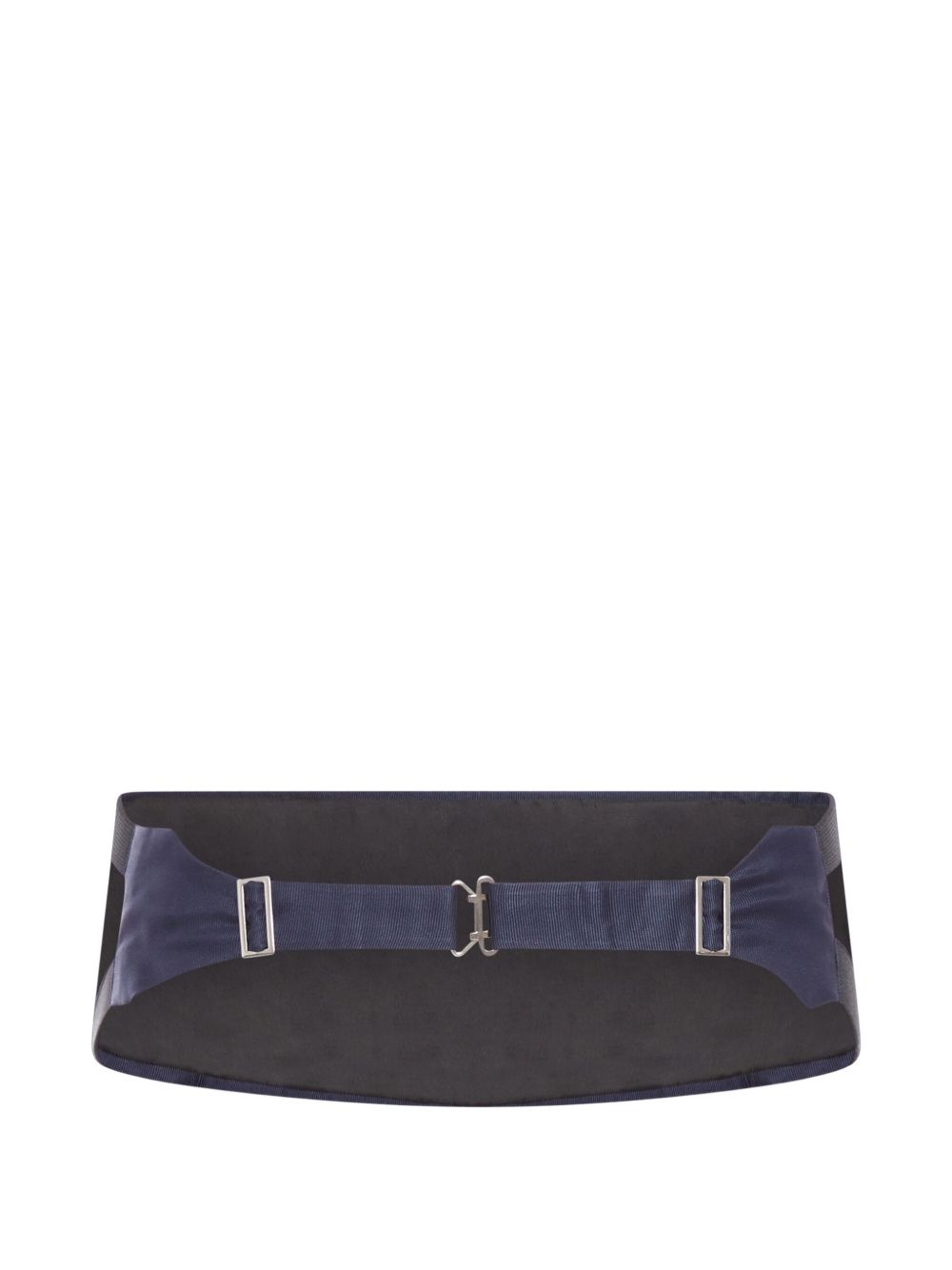 pleated silk cummerbund - 2