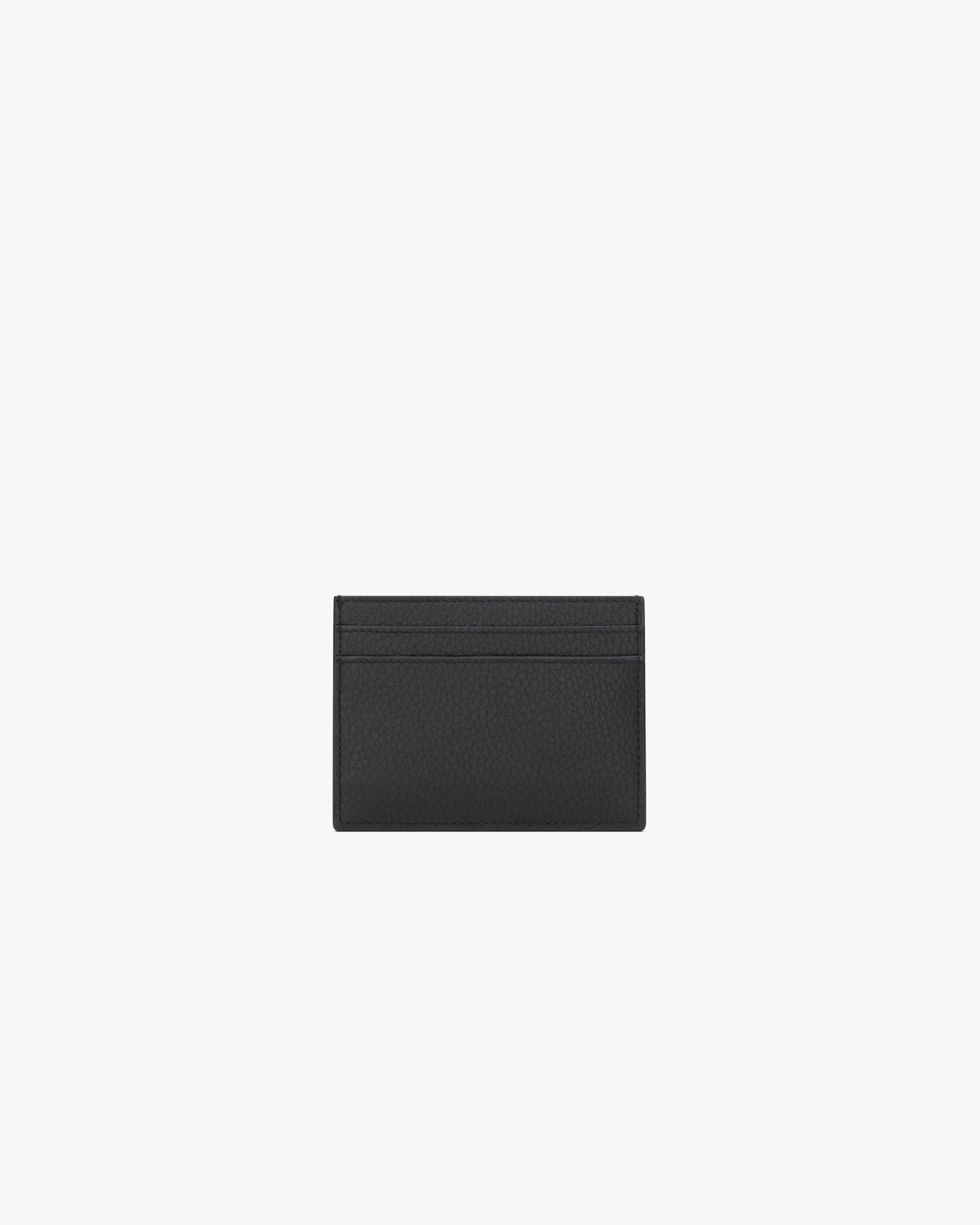 TINY CASSANDRE CARD CASE IN GRAINED LEATHER - 2