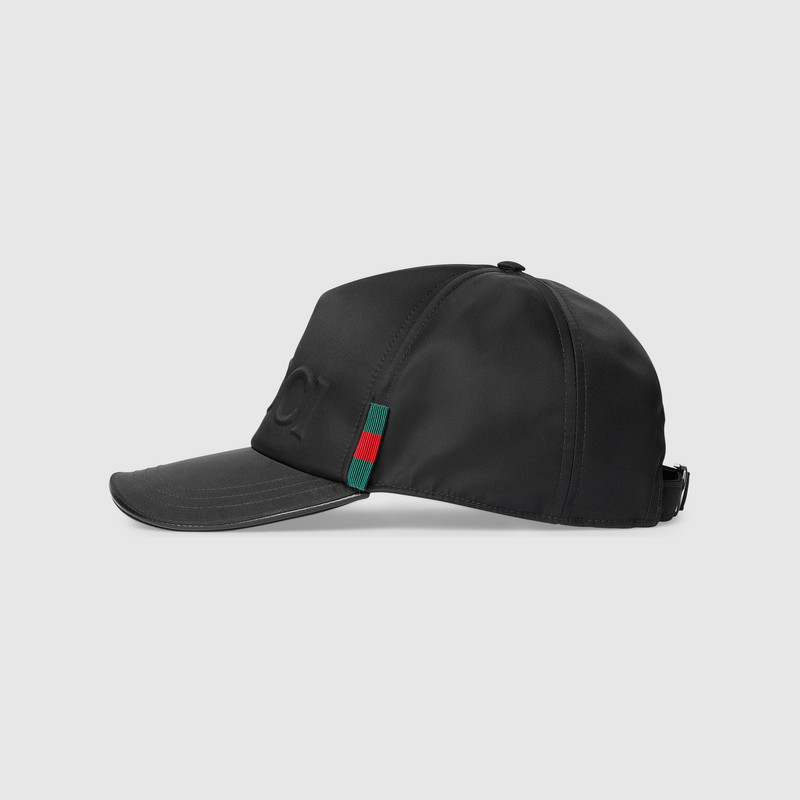 GUCCI Nylon baseball hat with Gucci logo outlook