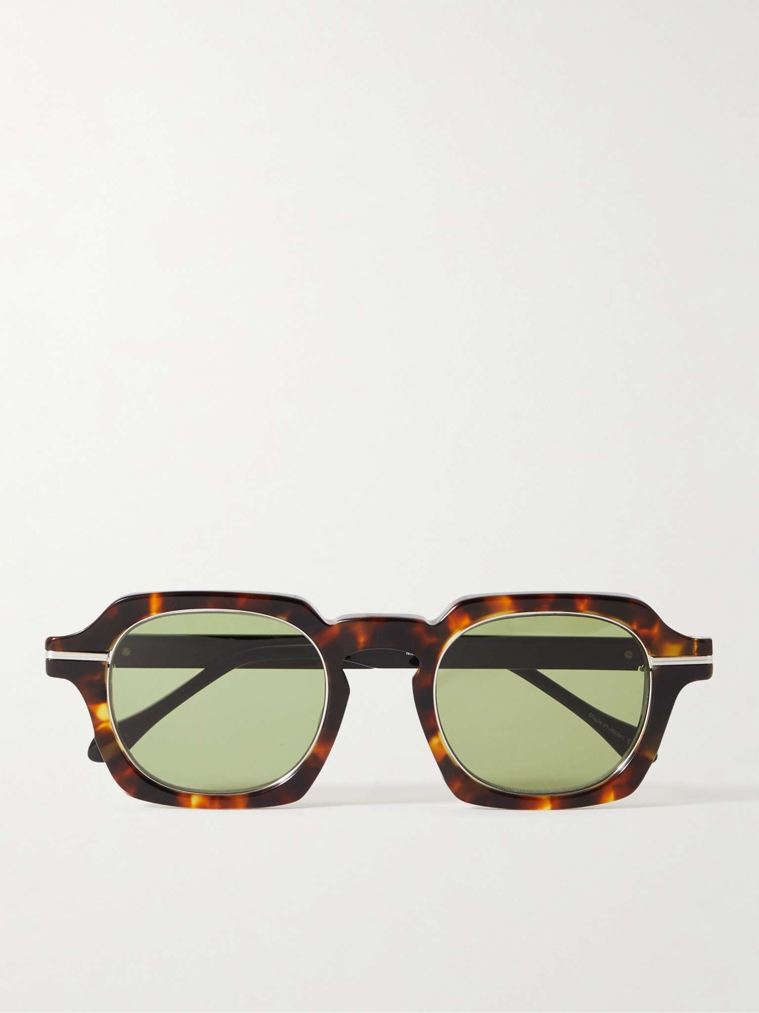 Square-frame acetate sunglasses