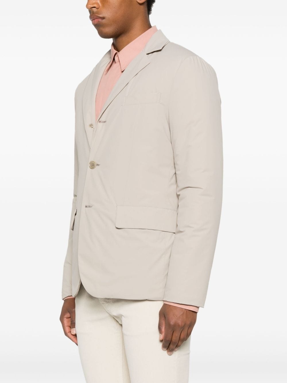 padded blazer - 3
