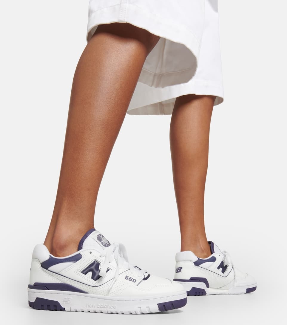 550 leather sneakers - 4