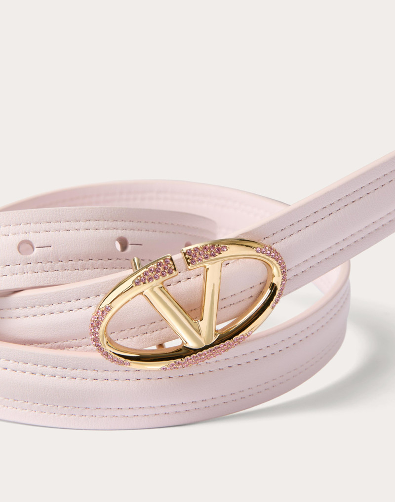 Valentino THE BOLD EDITION VLOGO SHINY CALFSKIN BELT 20 MM outlook