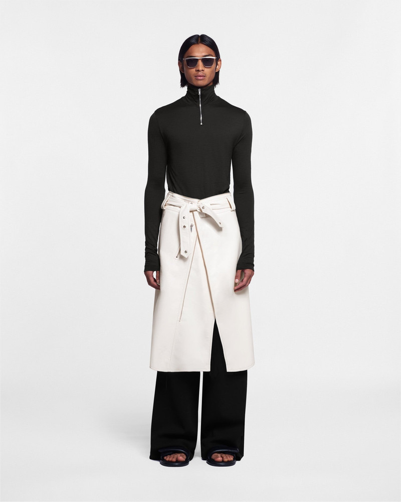 Wool-Jersey Blend Turtleneck Top 1