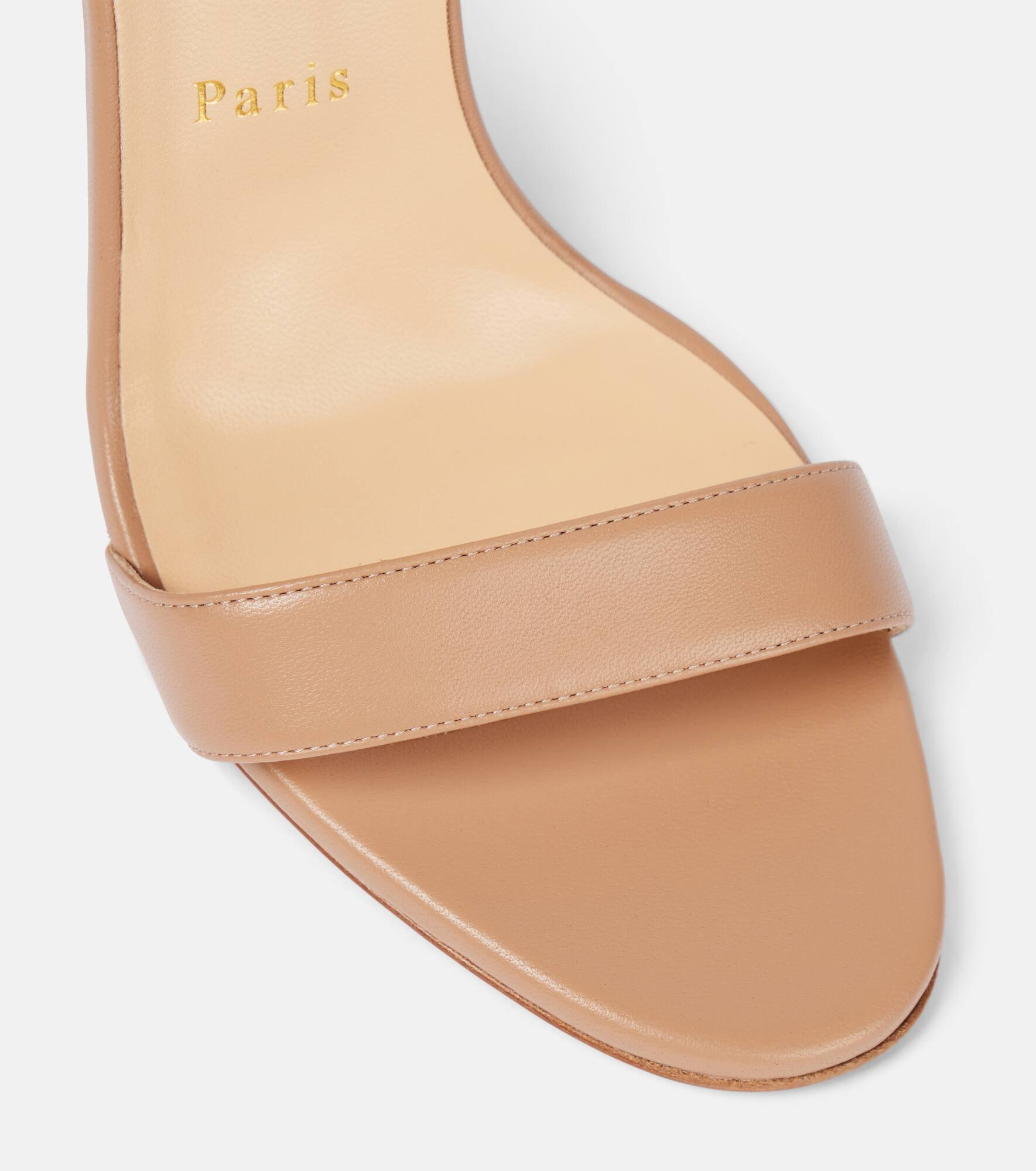 Loubigirl 100 leather sandals - 5