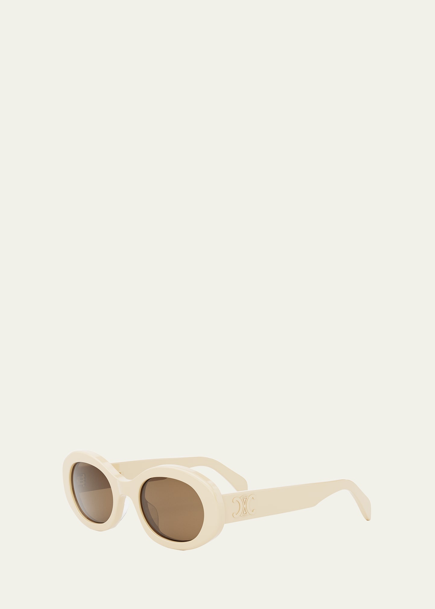 Triomphe Acetate Oval Sunglasses - 2