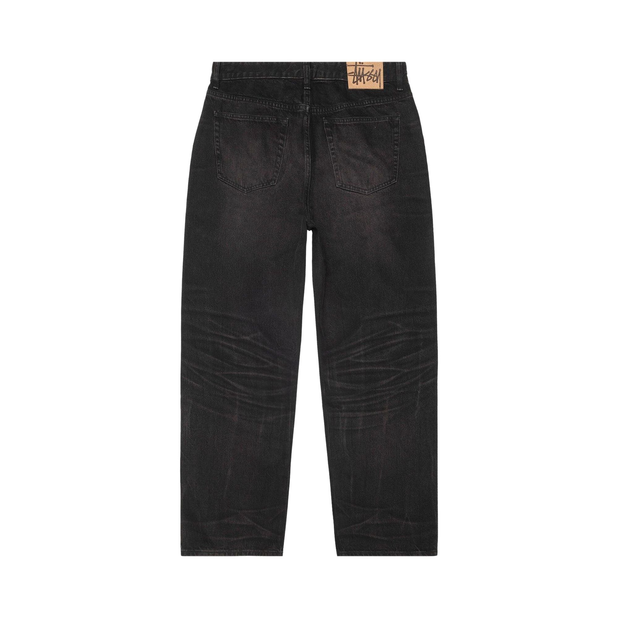 Stüssy Stussy Vintage Wash Denim Big Ol' Jean 'Black' | goat