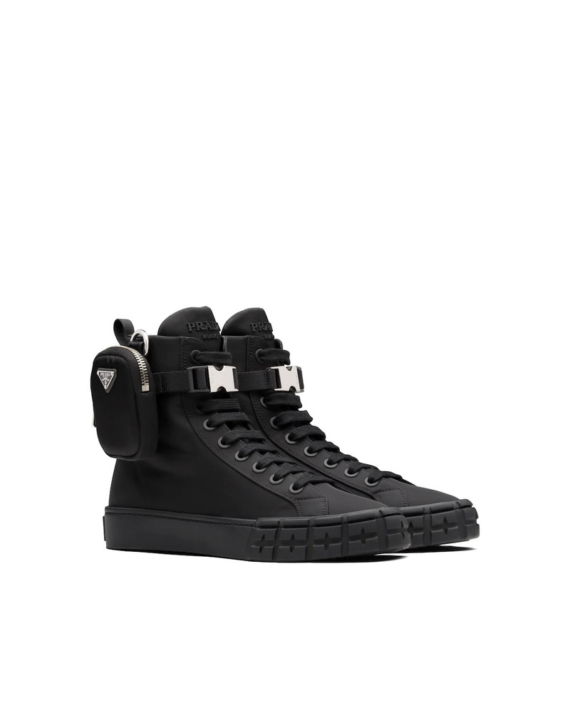 Wheel Re-Nylon Gabardine high-top sneakers - 1