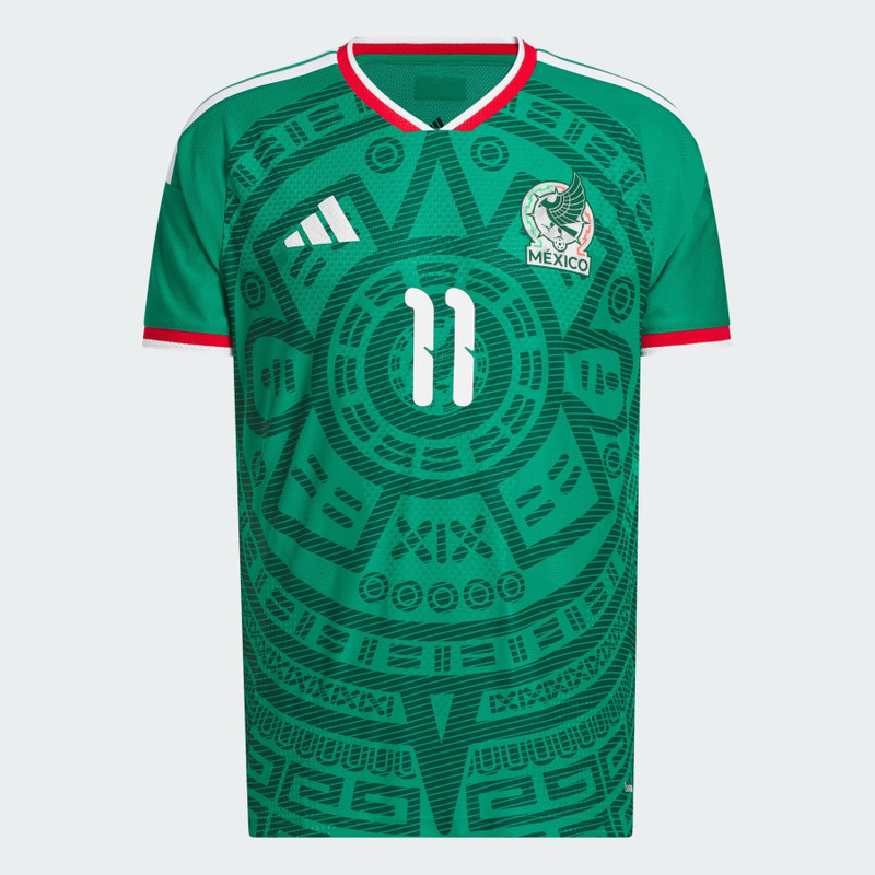Mexico 26 Home Gimenez Authentic Jersey 1
