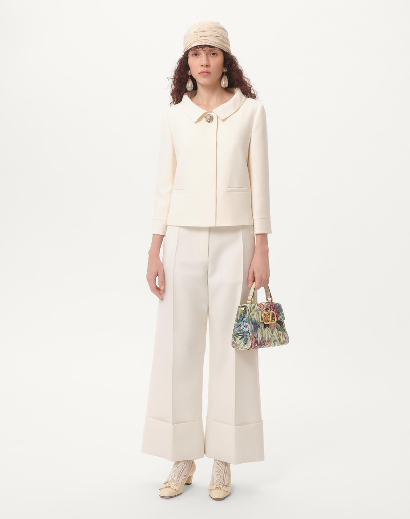 Valentino VALENTINO GARAVANI VSLING SMALL HANDBAG IN VOYAGE IMAGINAIRE JACQUARD FABRIC outlook