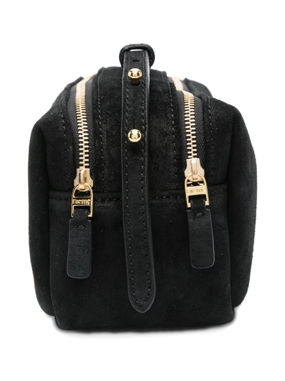 mini Trousse suede zip-top shoulder bag - 4