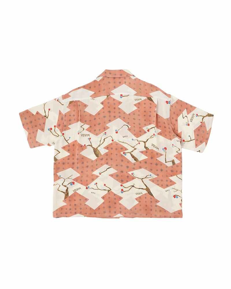 visvim CROSBY SHIRT S/S (SILK) PINK | REVERSIBLE