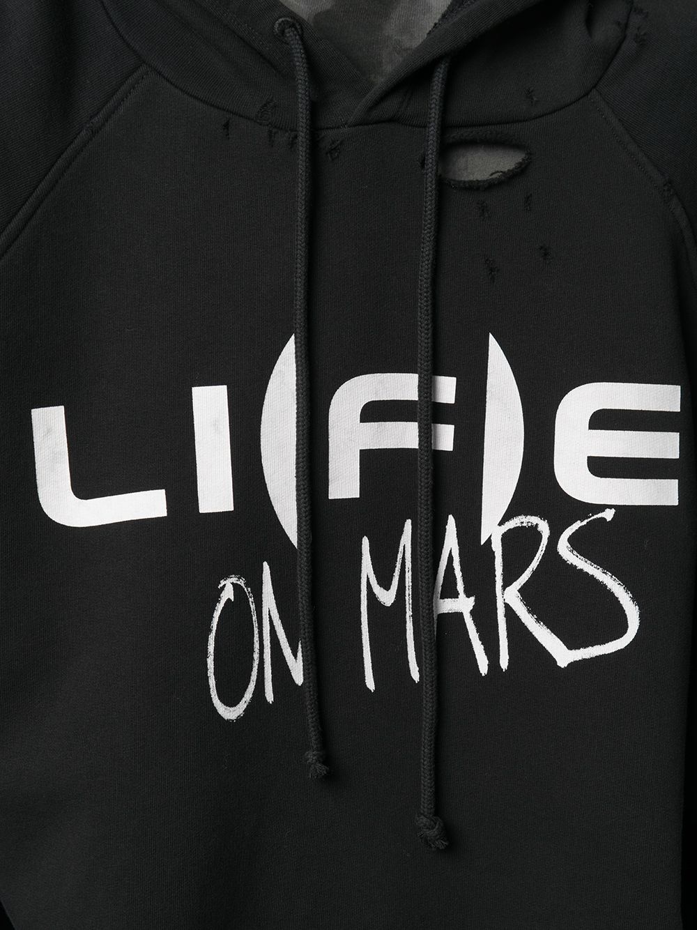 slogan-print long-sleeve hoodie - 5